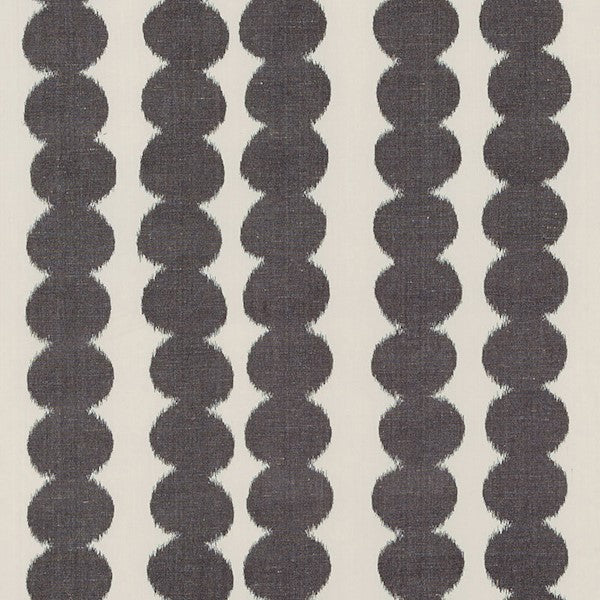 Schumacher Fabric 176250 Full Circle Faded Black