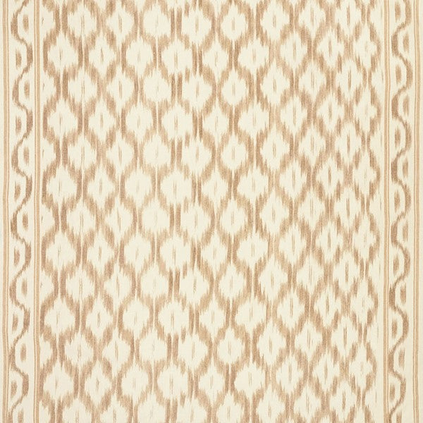 Schumacher Fabric 176500 Santa Monica Ikat Neutral