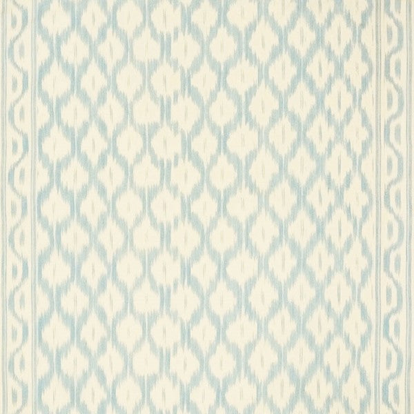 Schumacher Fabric 176501 Santa Monica Ikat China Blue