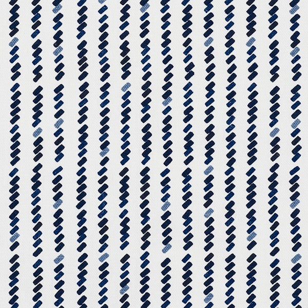 Schumacher Fabric 176541 Tic For Tac Blue