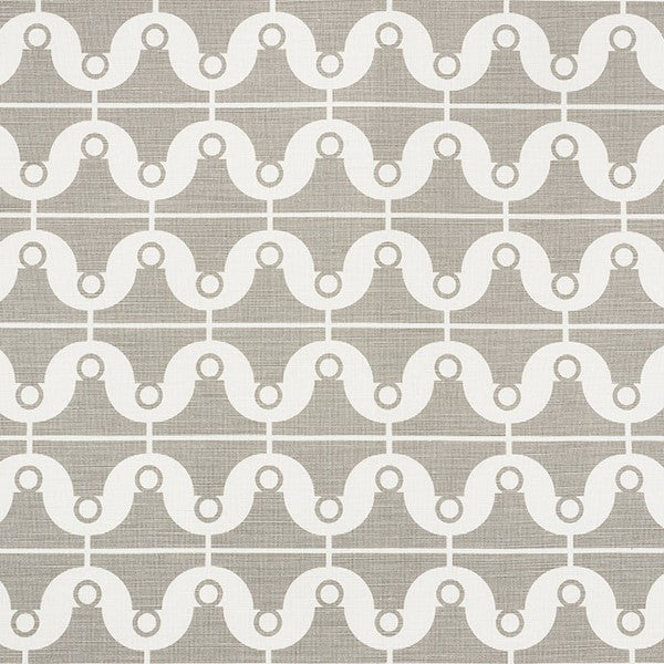 Schumacher Fabric 177131 London Bridge Taupe