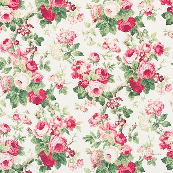 Schumacher Fabric 177200 Nancy Rose