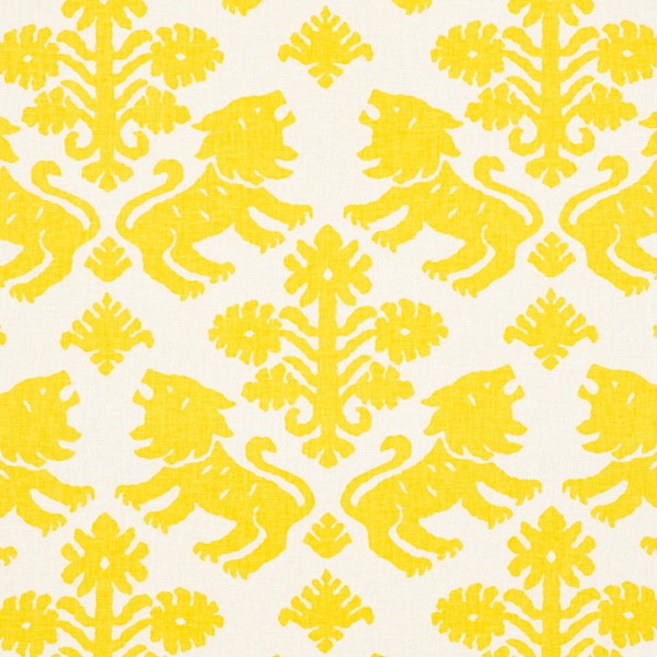 Schumacher Fabric 177301 Regalia Yellow