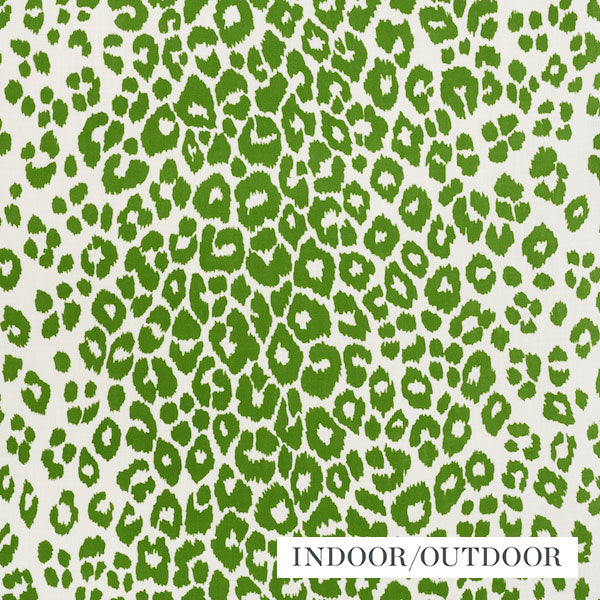 Schumacher Fabric 177322 Iconic Leopard Indoor/Outdoor Green