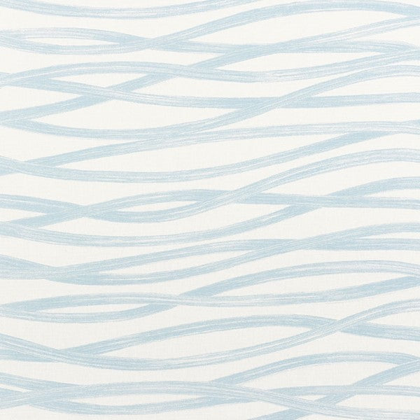 Schumacher Fabric 177342 Brushstrokes Sky