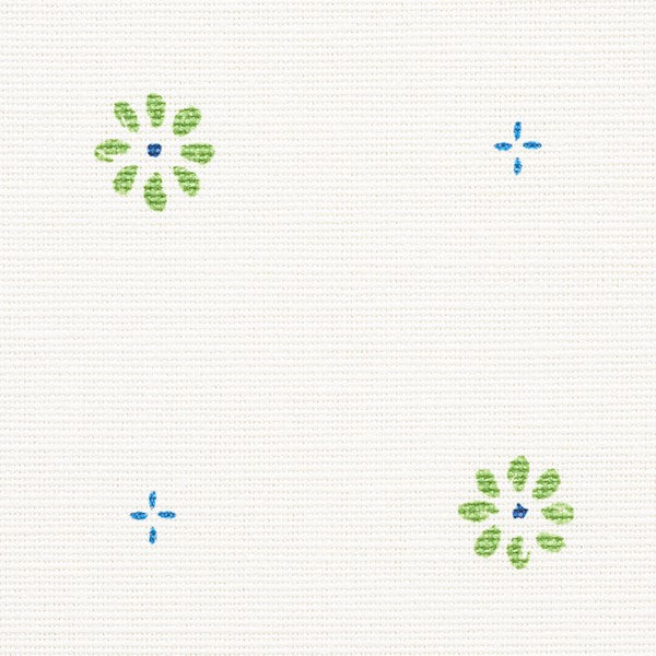 Schumacher Fabric 177730 Suna Floral Green