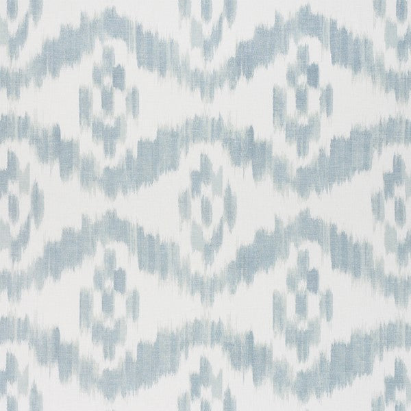 Schumacher Fabric 177821 Madaket Ikat Sky