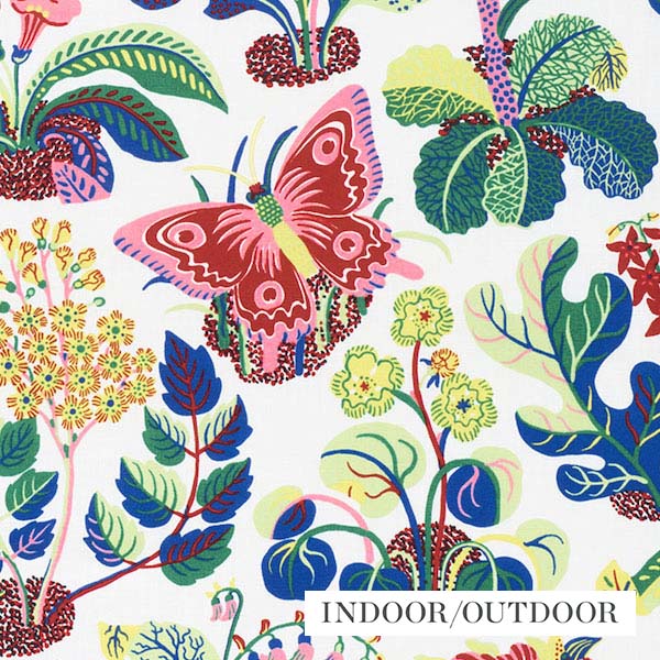 Schumacher Fabric 177980 Exotic Butterfly Indoor/Outdoor Spring