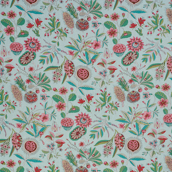 Schumacher Fabric 178770 Roca Redonda Mineral & Pink