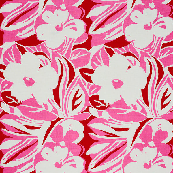 Schumacher Fabric 178861 Stevie Pink