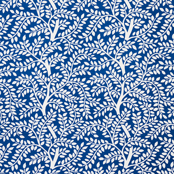 Schumacher Fabric 179500 Temple Garden II Blue