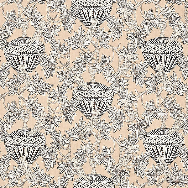 Schumacher Fabric 179942 Santarem Neutral