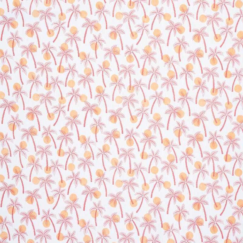 Schumacher Fabric 181010 Clarabella Palm Indoor/Outdoor Citrus