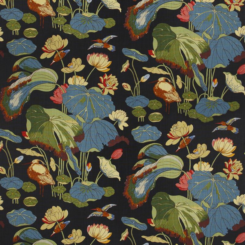 Lee Jofa Fabric 2002172.8 Nympheus Print Teal