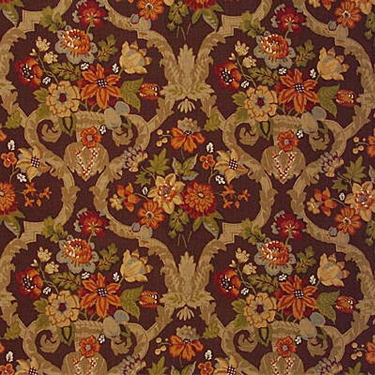 Lee Jofa Fabric 2004092.619 Kirby Print Chestnu