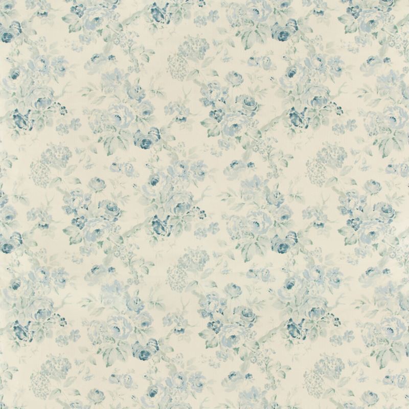 Lee Jofa Fabric 2007157.153 Garden Roses Aqua/Blue