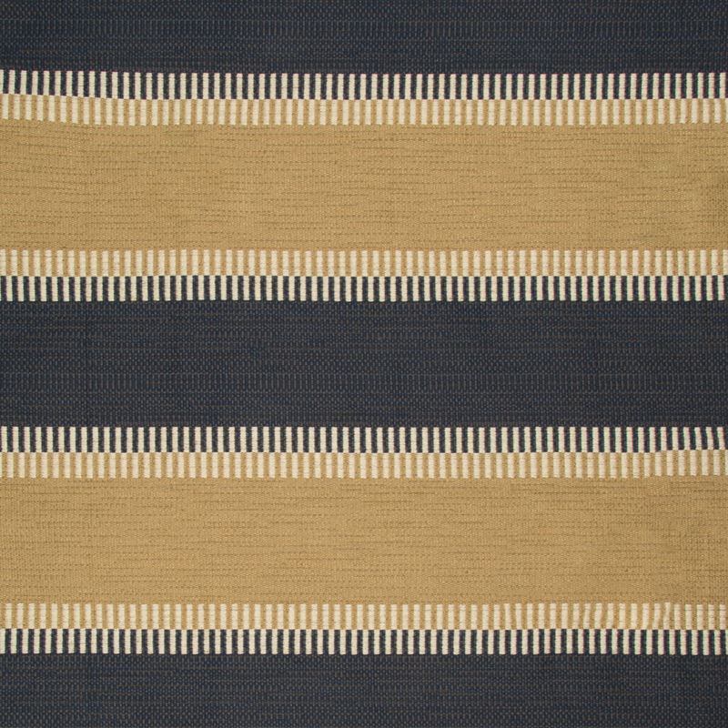 Lee Jofa Fabric 2012128.650 Dorinda Stripe Camel/Indigo