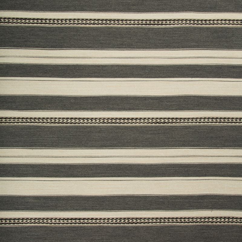 Lee Jofa Fabric 2017143.118 Entoto Stripe Grey/Ebony