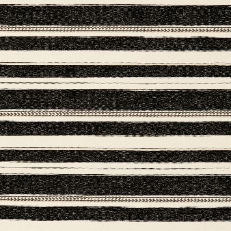 Lee Jofa Fabric 2017143.811 Entoto Stripe Ivory/Black