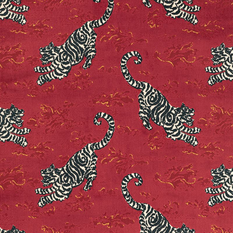 Lee Jofa Fabric 2020200.198 Bongol Velvet Crimson