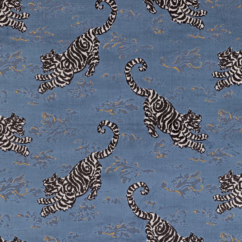 Lee Jofa Fabric 2020200.58 Bongol Velvet Sapphire