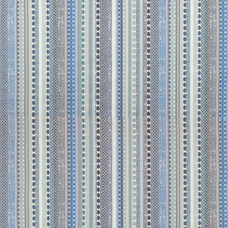 Lee Jofa Fabric 2021101.51 Palmete Weave Indigo