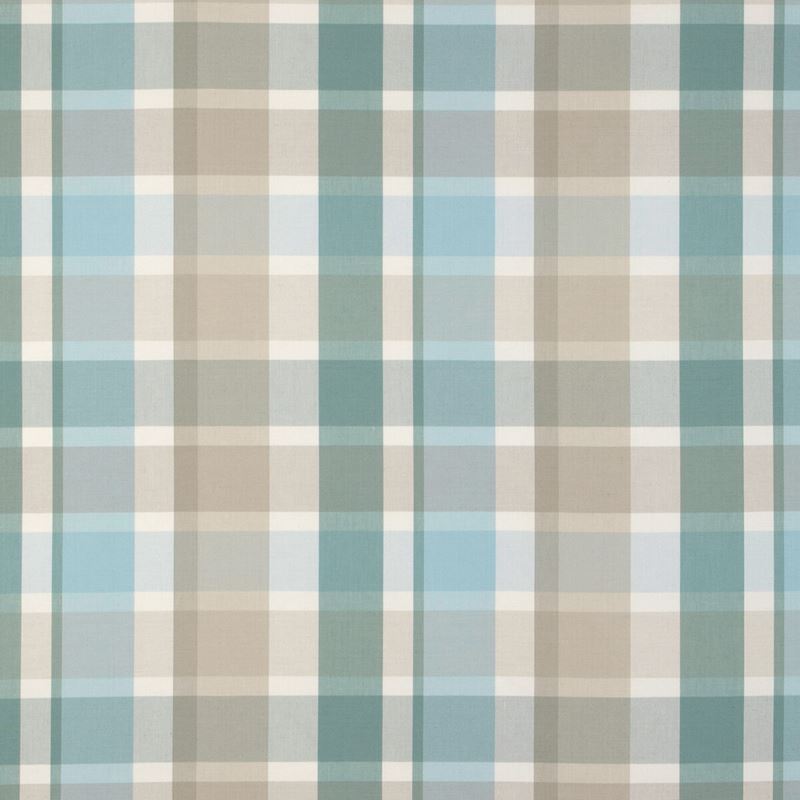 Lee Jofa Fabric 2023107.1511 Fisher Plaid Sky/Stone