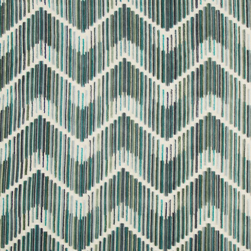 Kravet Couture Fabric 34553.5 Highs and Lows Peacock