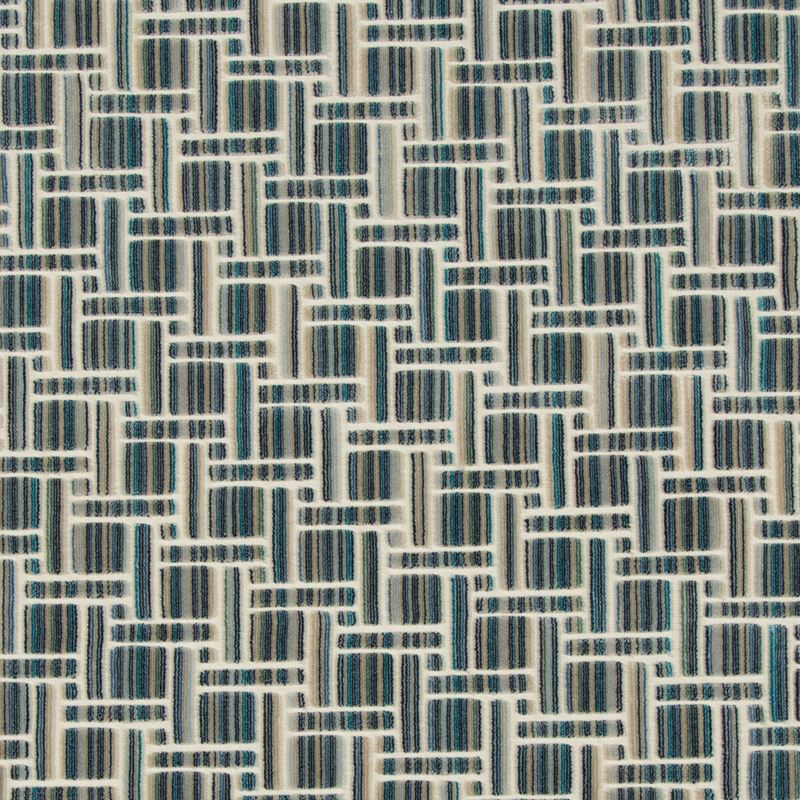 Kravet Couture Fabric 34792.15 Inside Tracks Peacock