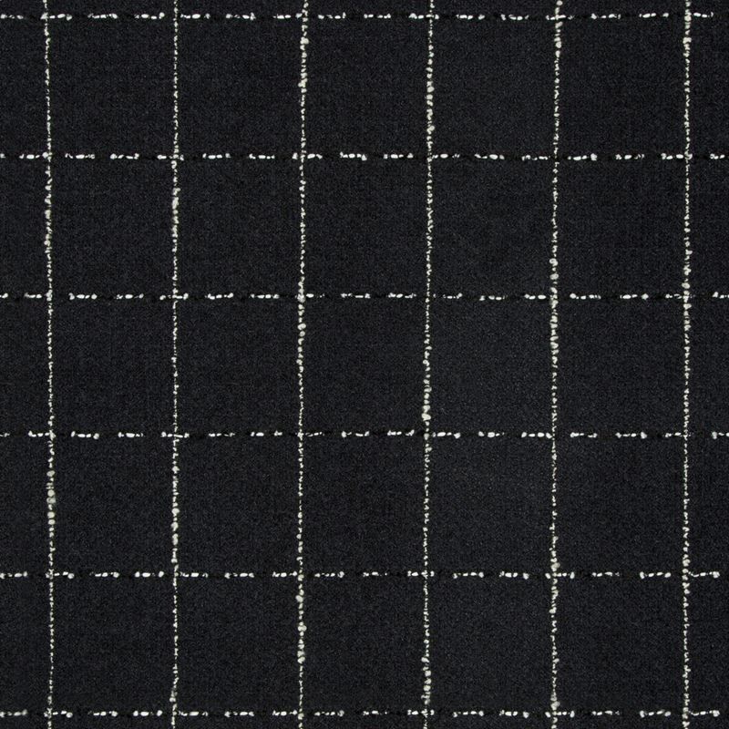 Kravet Couture Fabric 34906.8 Pocket Square Noir