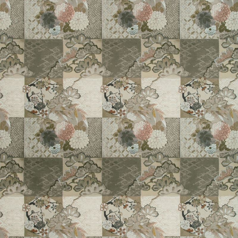 Kravet Couture Fabric 35439.1711 Osode Stone/Blush