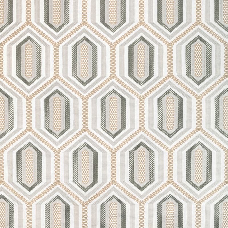 Kravet Couture Fabric 36368.1611 Kaleidoscope Emb Natural