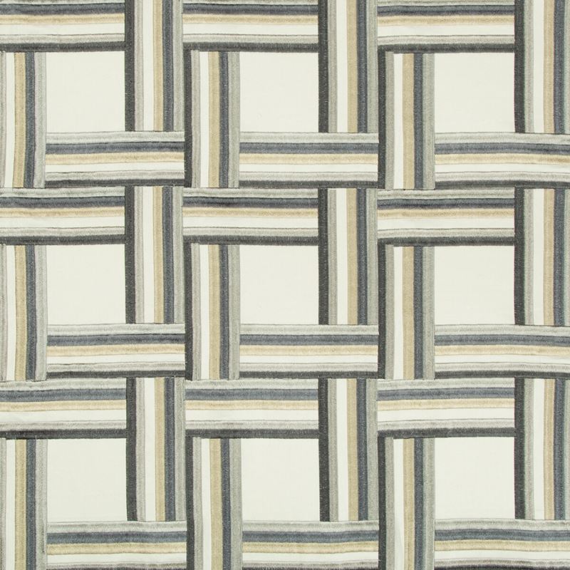 Kravet Couture Fabric 4449.511 Front Row Steel Blue