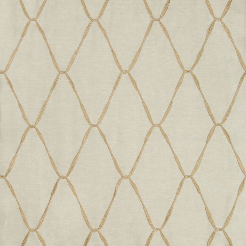 Kravet Couture Fabric 4476.16 Looped Ribbons Linen