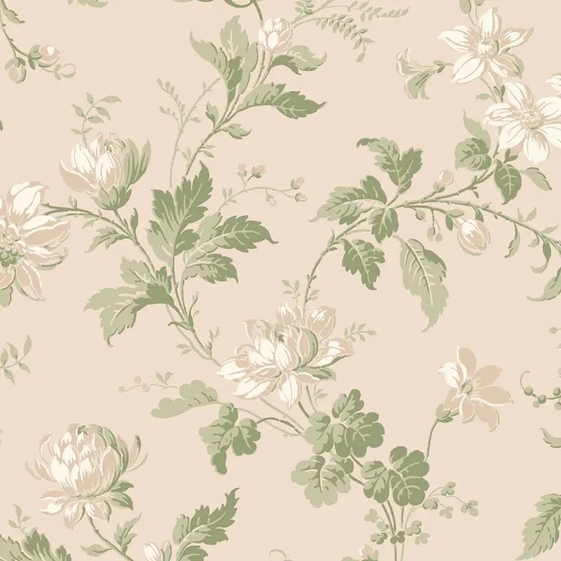 Schumacher Wallpaper 4519 Blomslinga Leaf