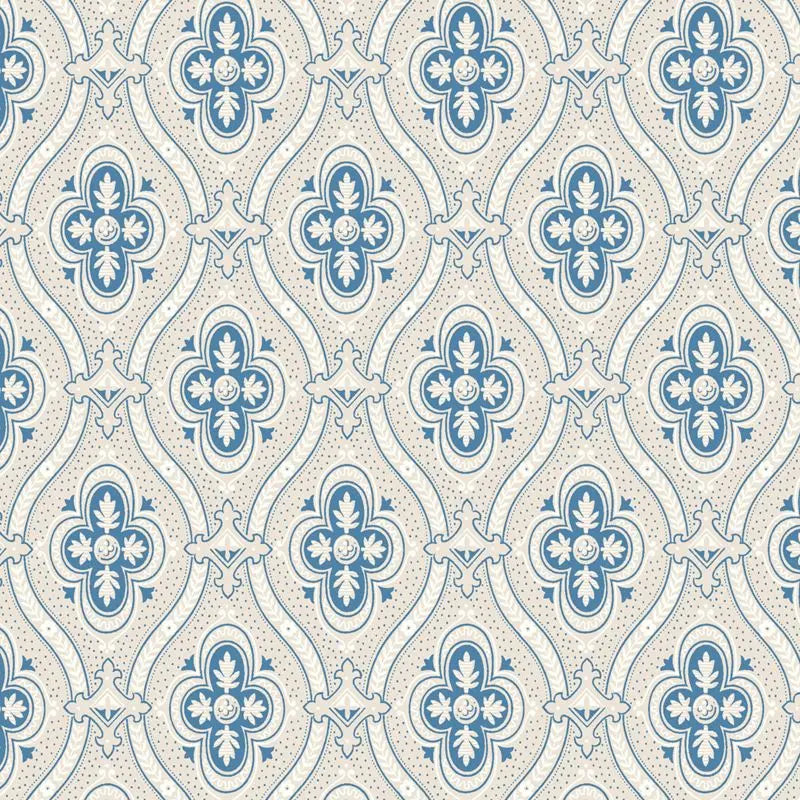 Schumacher Wallpaper 4527 Pigkammaren Blue