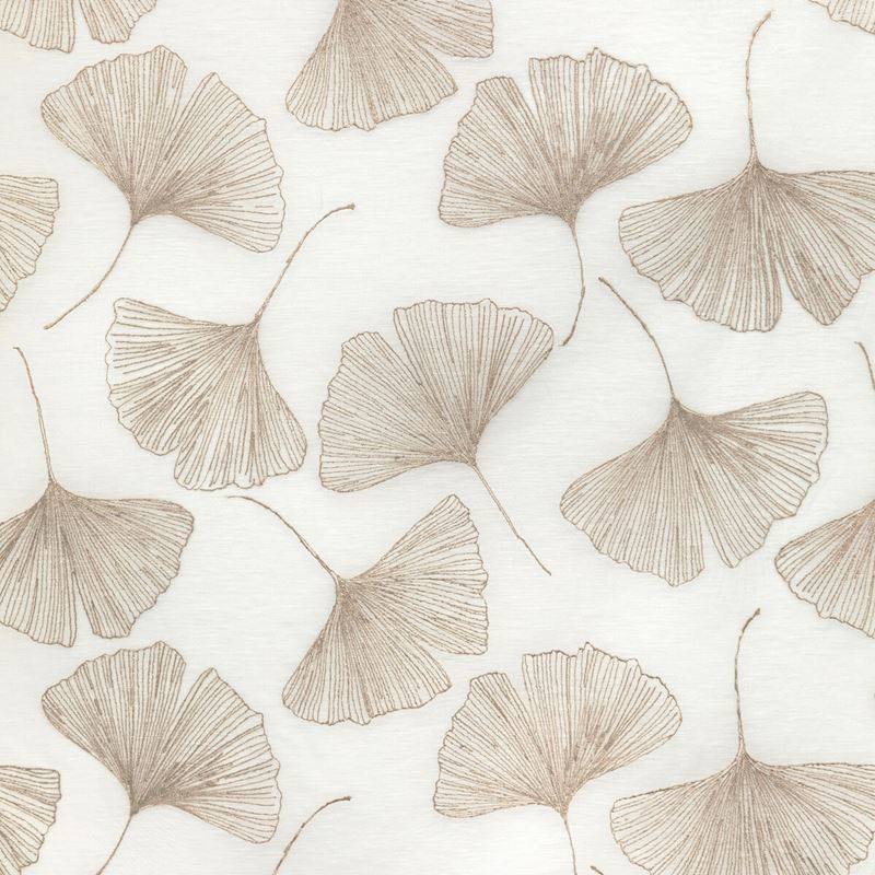 Kravet Couture Fabric 4949.416 Gingko Leaf Gold