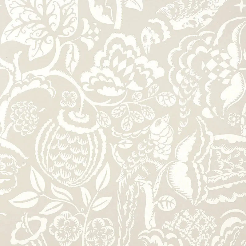 Schumacher Wallpaper 5003712 Uccello Stone