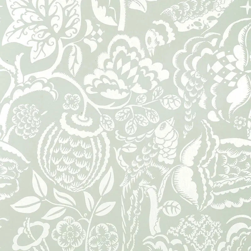 Schumacher Wallpaper 5003713 Uccello Aqua