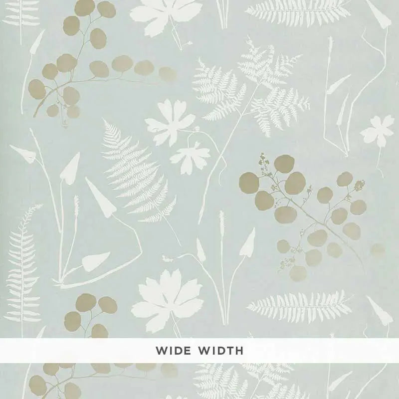 Schumacher Wallpaper 5005011 Modern Botanical Slate