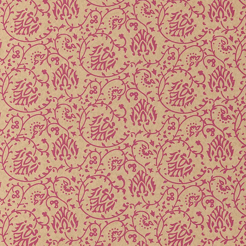 Schumacher Wallpaper 5005273 Sarana Vine Cerise