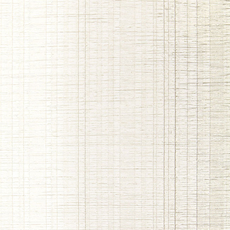 Schumacher Wallpaper 5005730 Origami Stripe Pearl