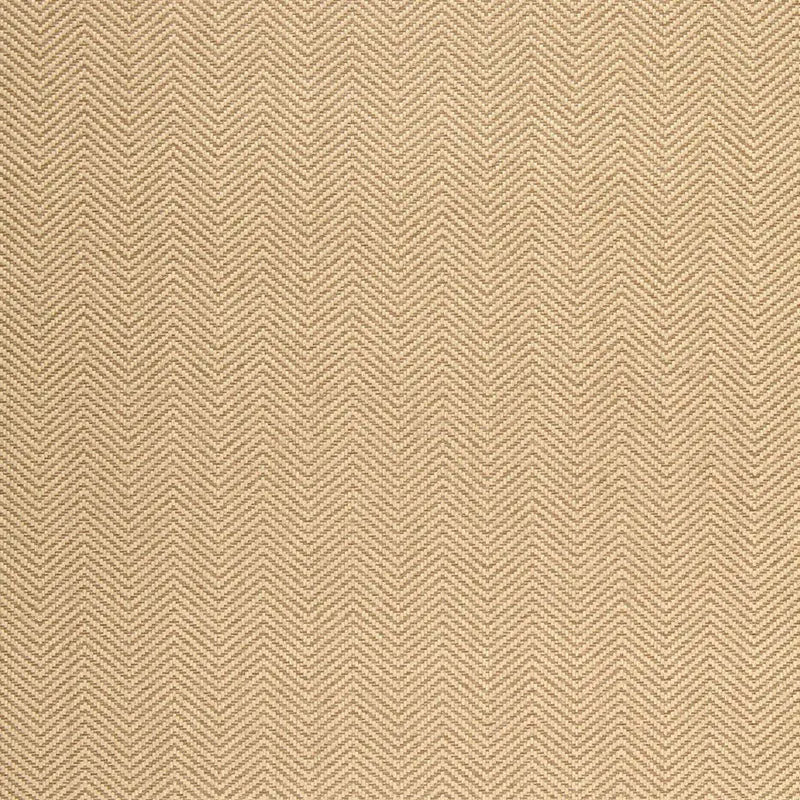 Schumacher Wallpaper 5006171 Pearce Herringbone Tan