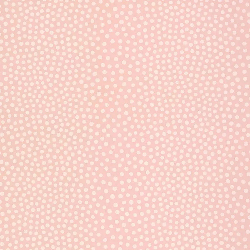 Schumacher Wallpaper 5007500 Raindots Washed Pink