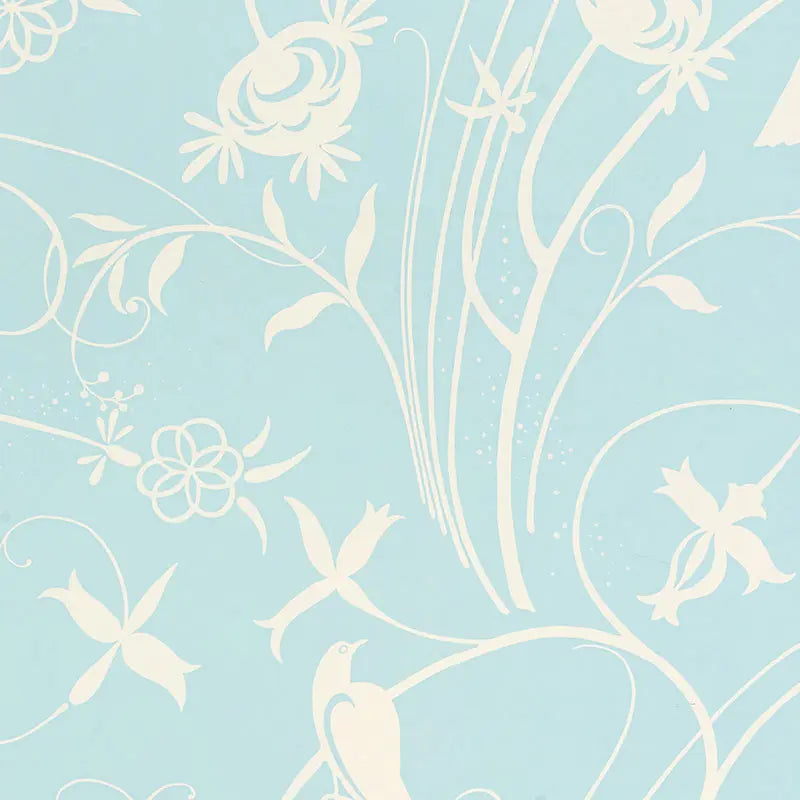 Schumacher Wallpaper 5007621 Sky Meadow Light Blue