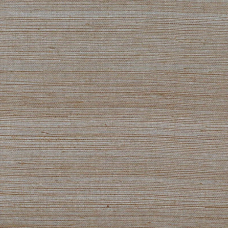 Schumacher Wallpaper 5007873 Hemp Shimmer Cocoa Shimmer