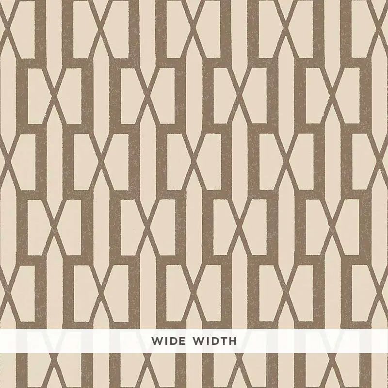 Schumacher Wallpaper 5007996 Belvedere Berber Brown