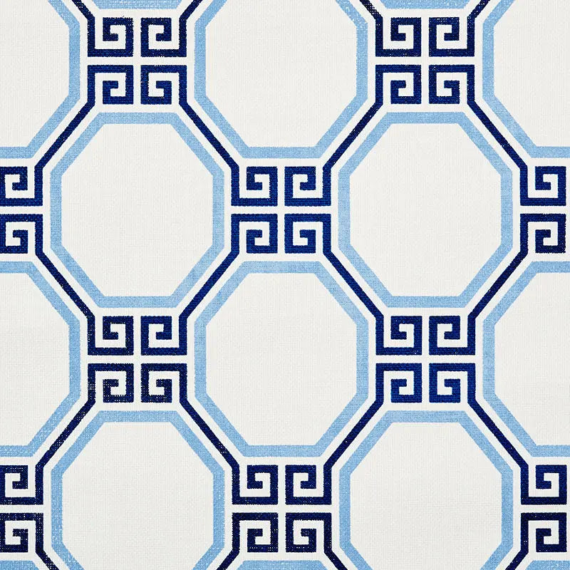 Schumacher Wallpaper 5008890 Octavia Paperweave Marine