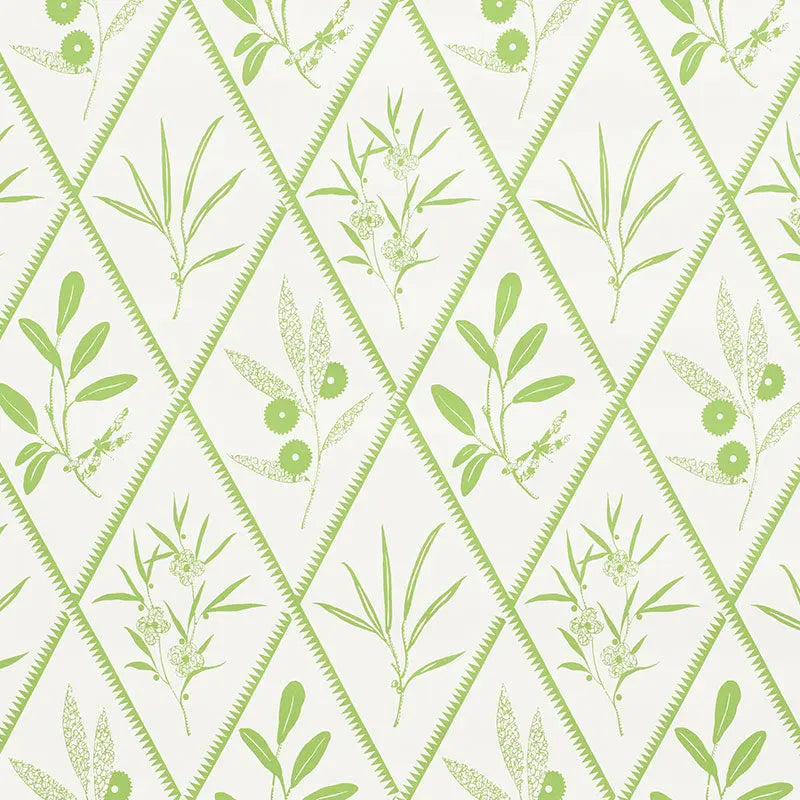 Schumacher Wallpaper 5009371 Endimione Leaf