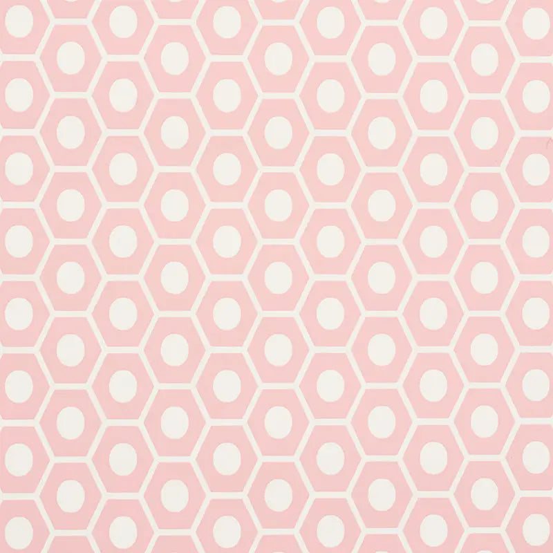 Schumacher Wallpaper 5009570 Queen B Pink